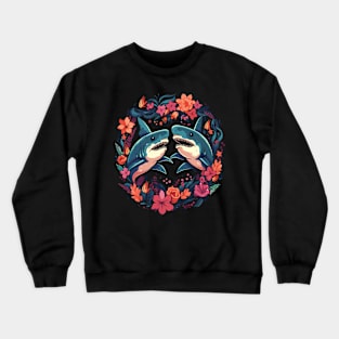 Shark Couple Valentine Crewneck Sweatshirt